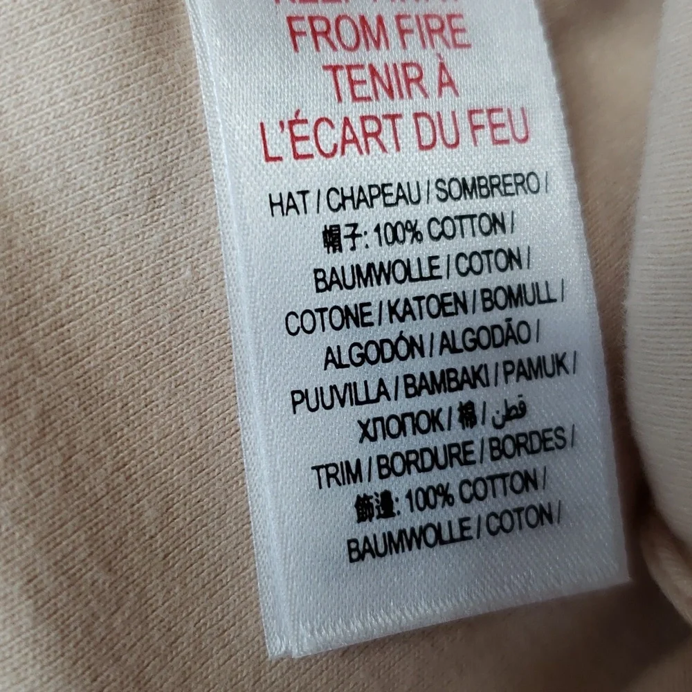 Burberry NWOT Check-Trim Infant Baby Hat
